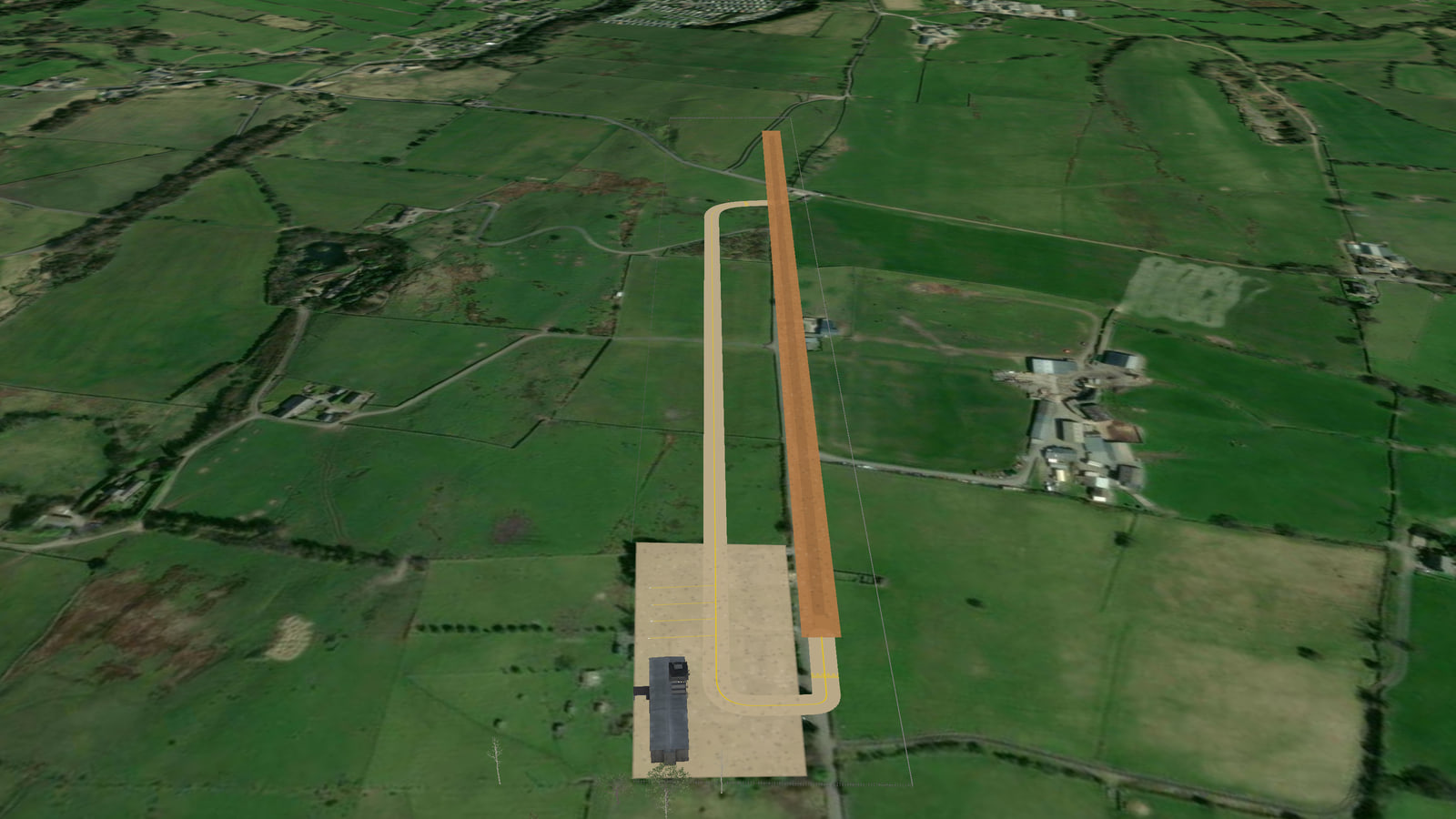 Nelson airport (EGIG) in Microsoft Flight Simulator 2024