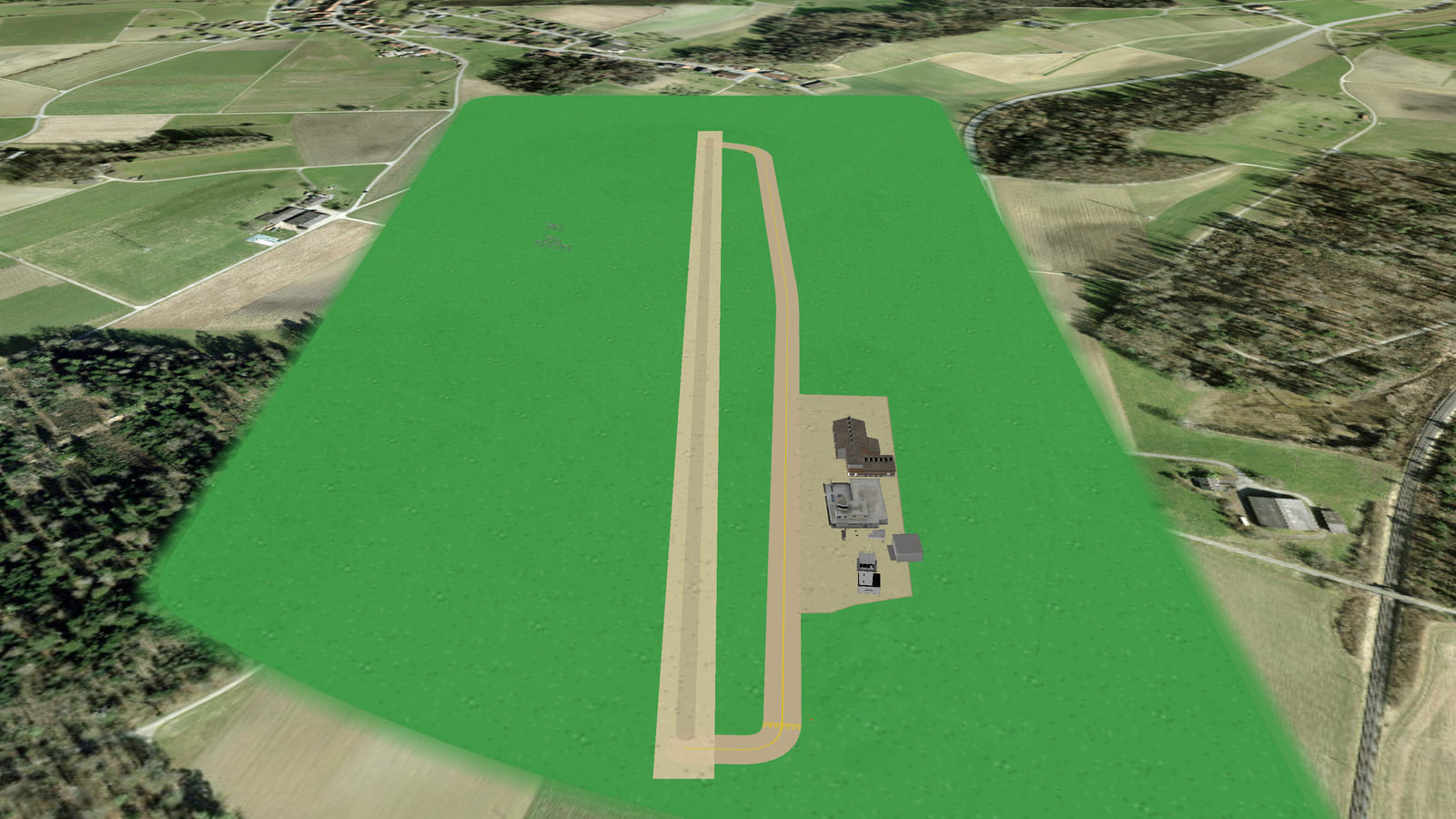 Stammheim Airport (STAM) in Microsoft Flight Simulator 2024