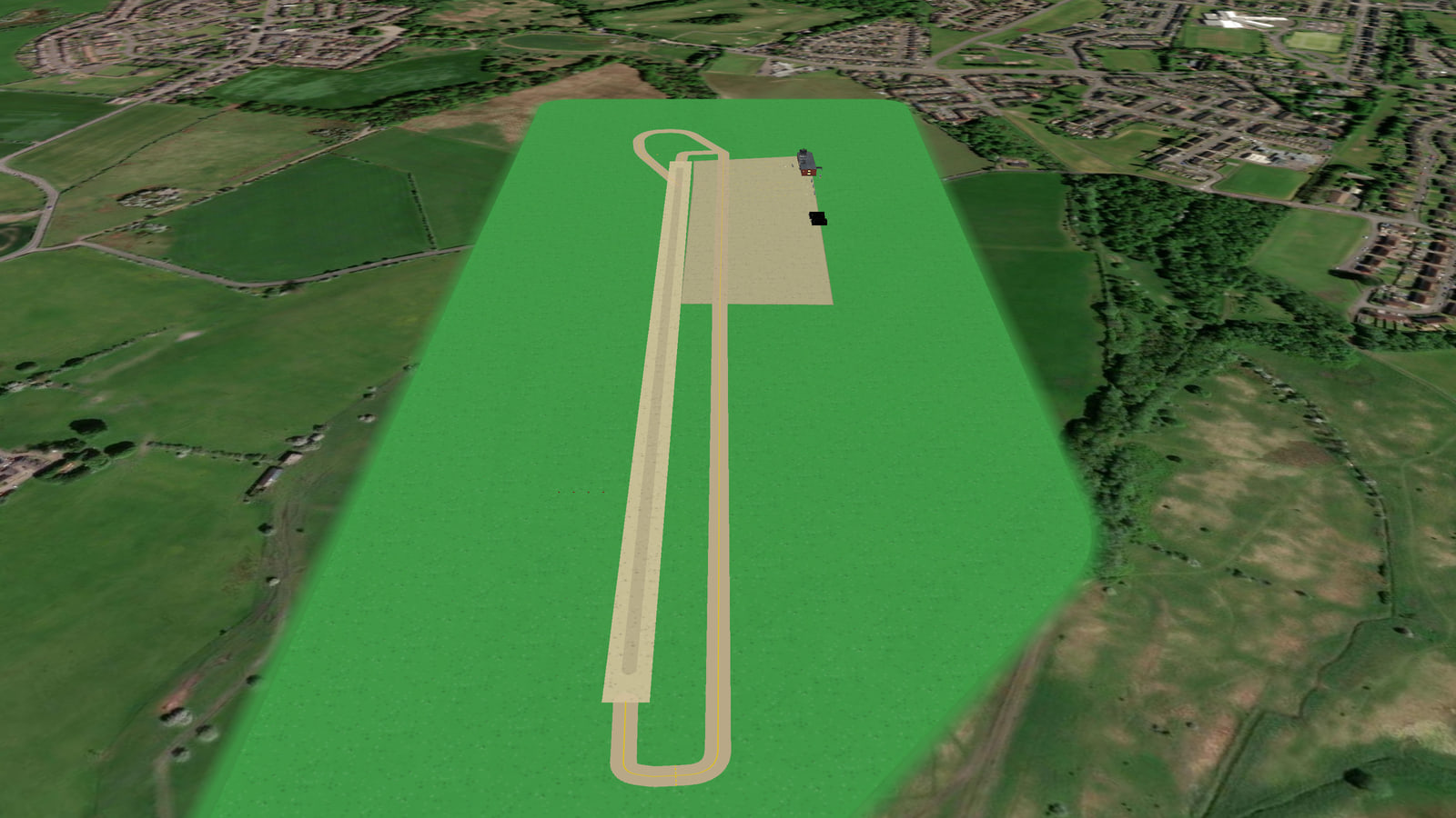 Airdrie Airfield (AIRDRE) in Microsoft Flight Simulator 2024