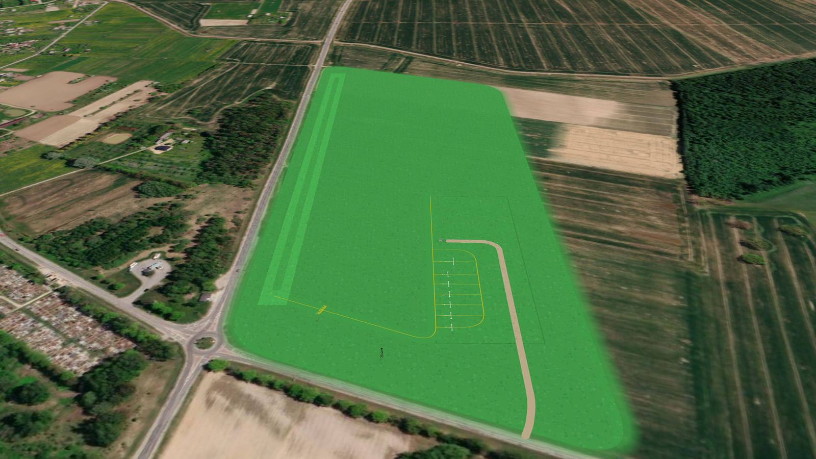 Joniškėlio aerodromas (EYJO) in Microsoft Flight Simulator 2024