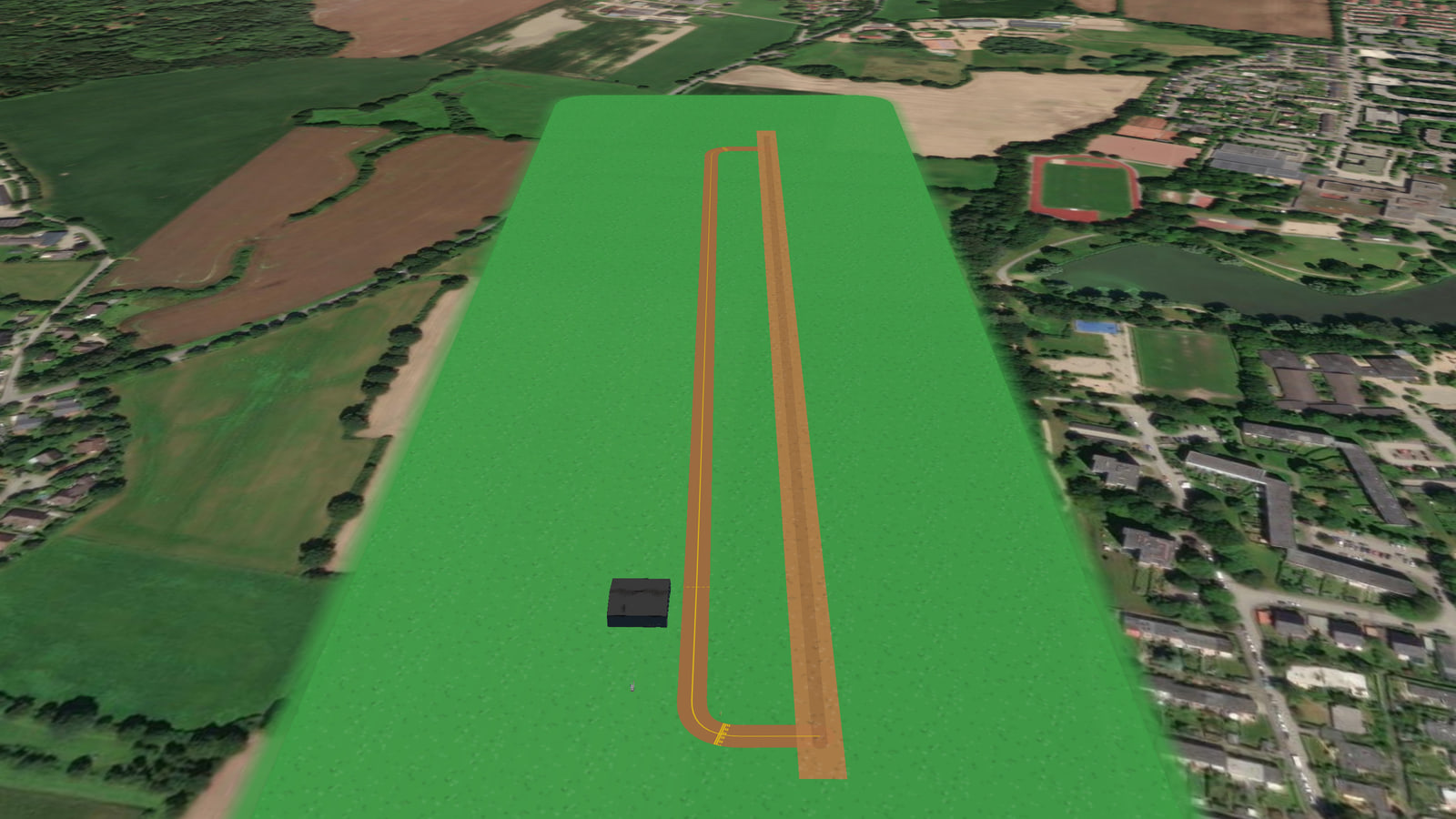 Mettenhof Airfield (Z47B25) in Microsoft Flight Simulator 2024