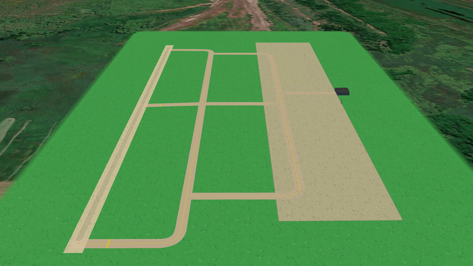 Razor Airport (RAZOR) in Microsoft Flight Simulator 2024