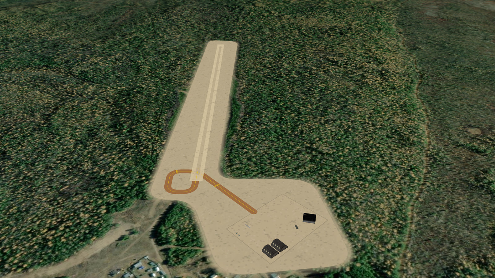 Hidden Airport (Z5C951) in Microsoft Flight Simulator 2024