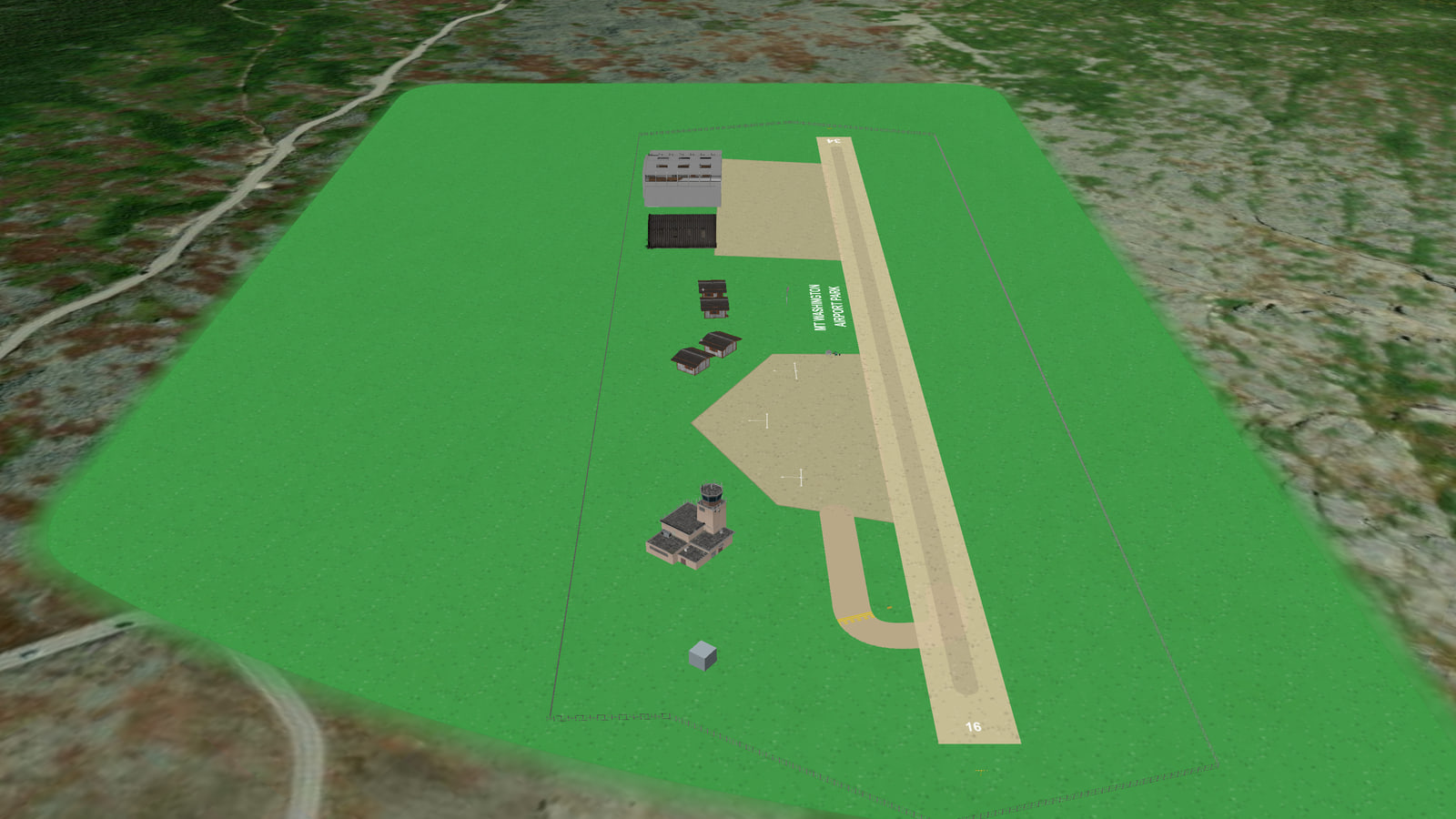 MT WASHINGTON AIRPORT PARK (NH603) in Microsoft Flight Simulator 2024