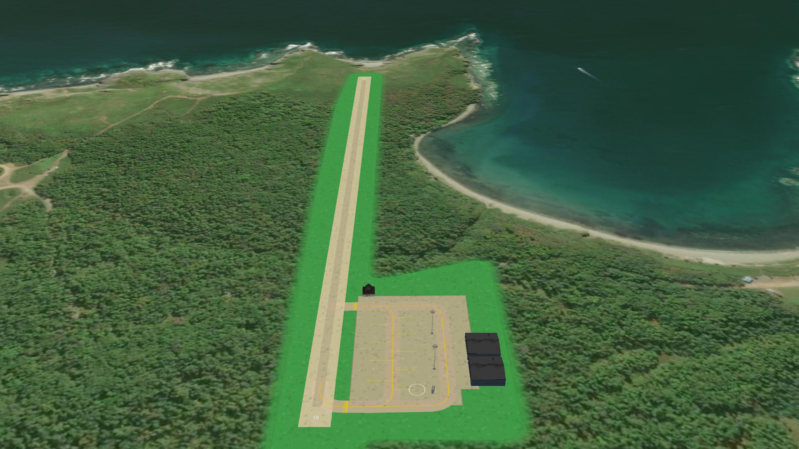 Russki Airstrip (RIAS) in Microsoft Flight Simulator 2024