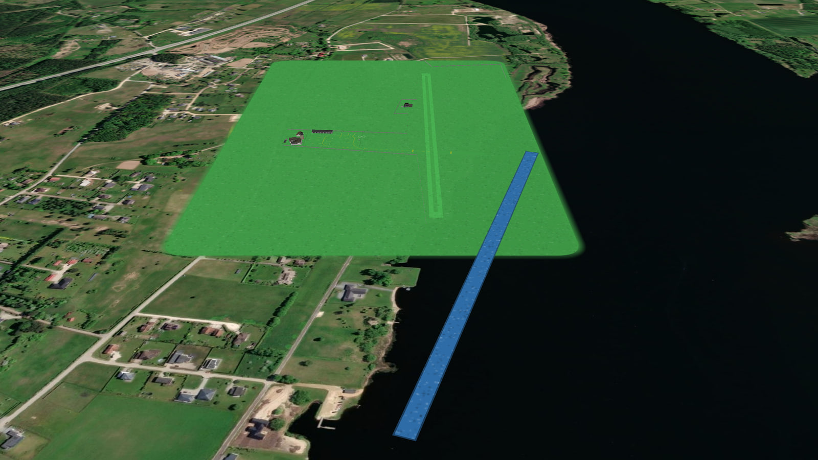 Ikskile-Ogre airport (OGRE) in Microsoft Flight Simulator 2024