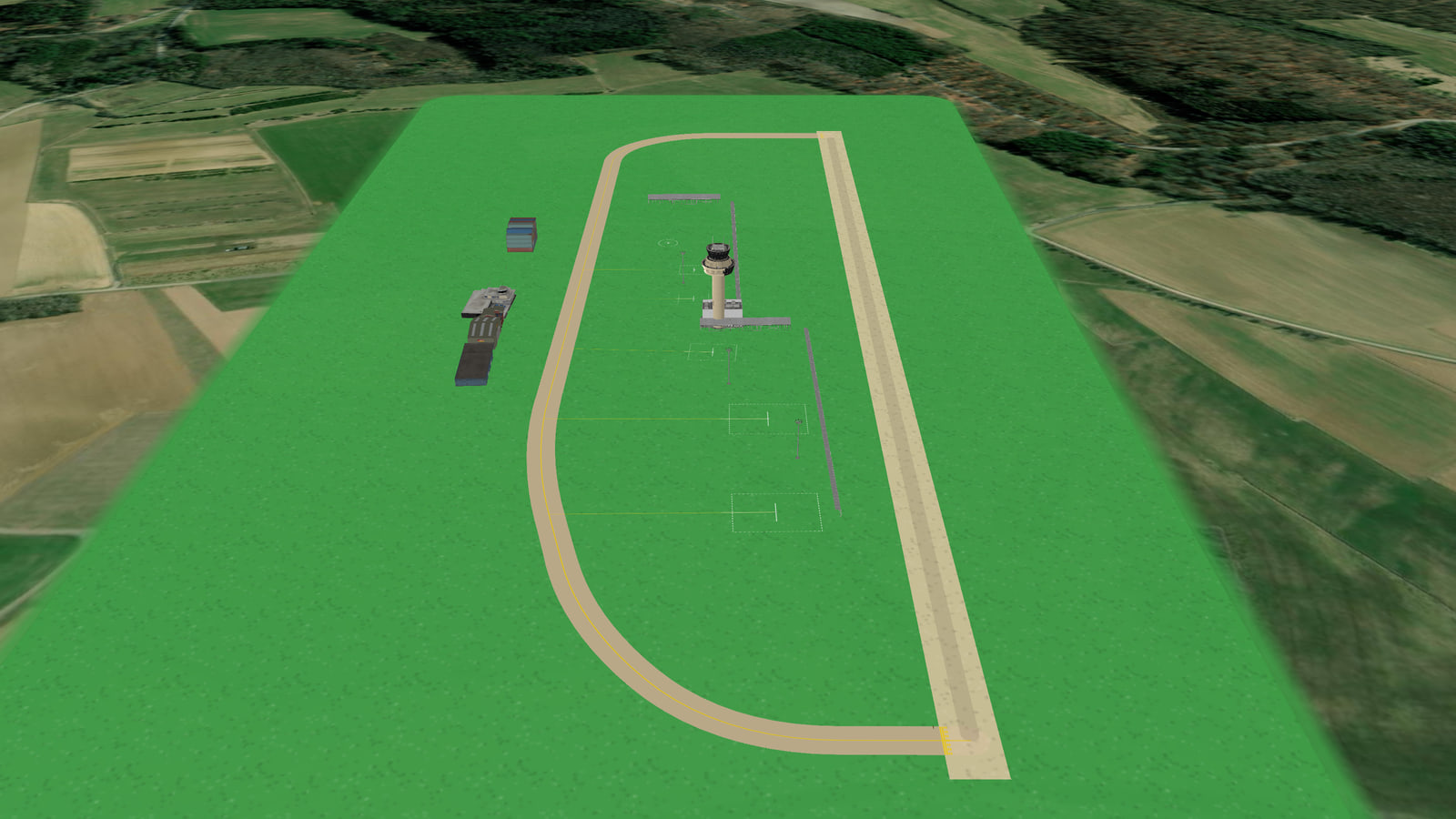 Eros Airport International (EAI) in Microsoft Flight Simulator 2024