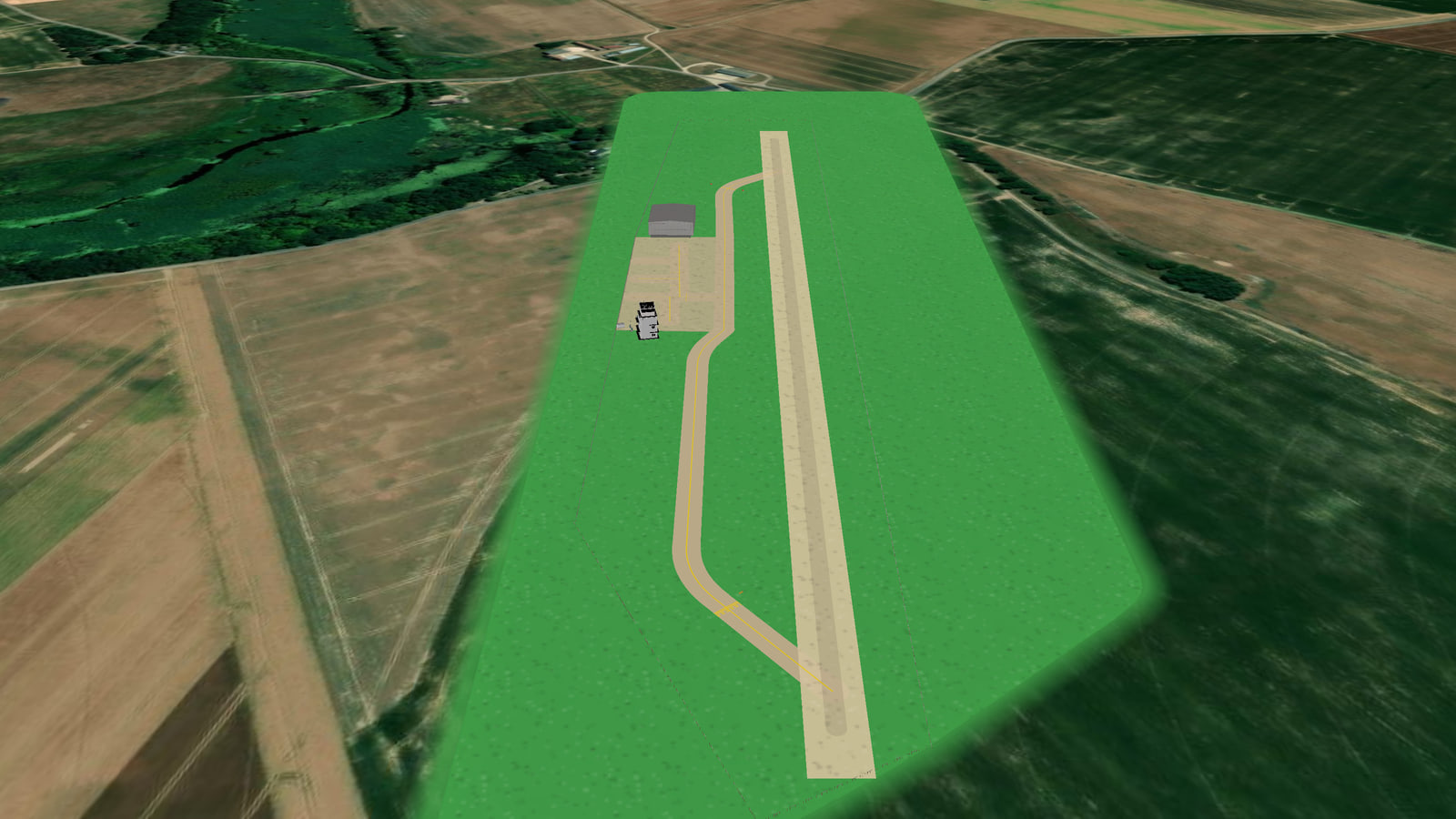 Aéroport Régional de Séchine (Z47E47) in Microsoft Flight Simulator 2024
