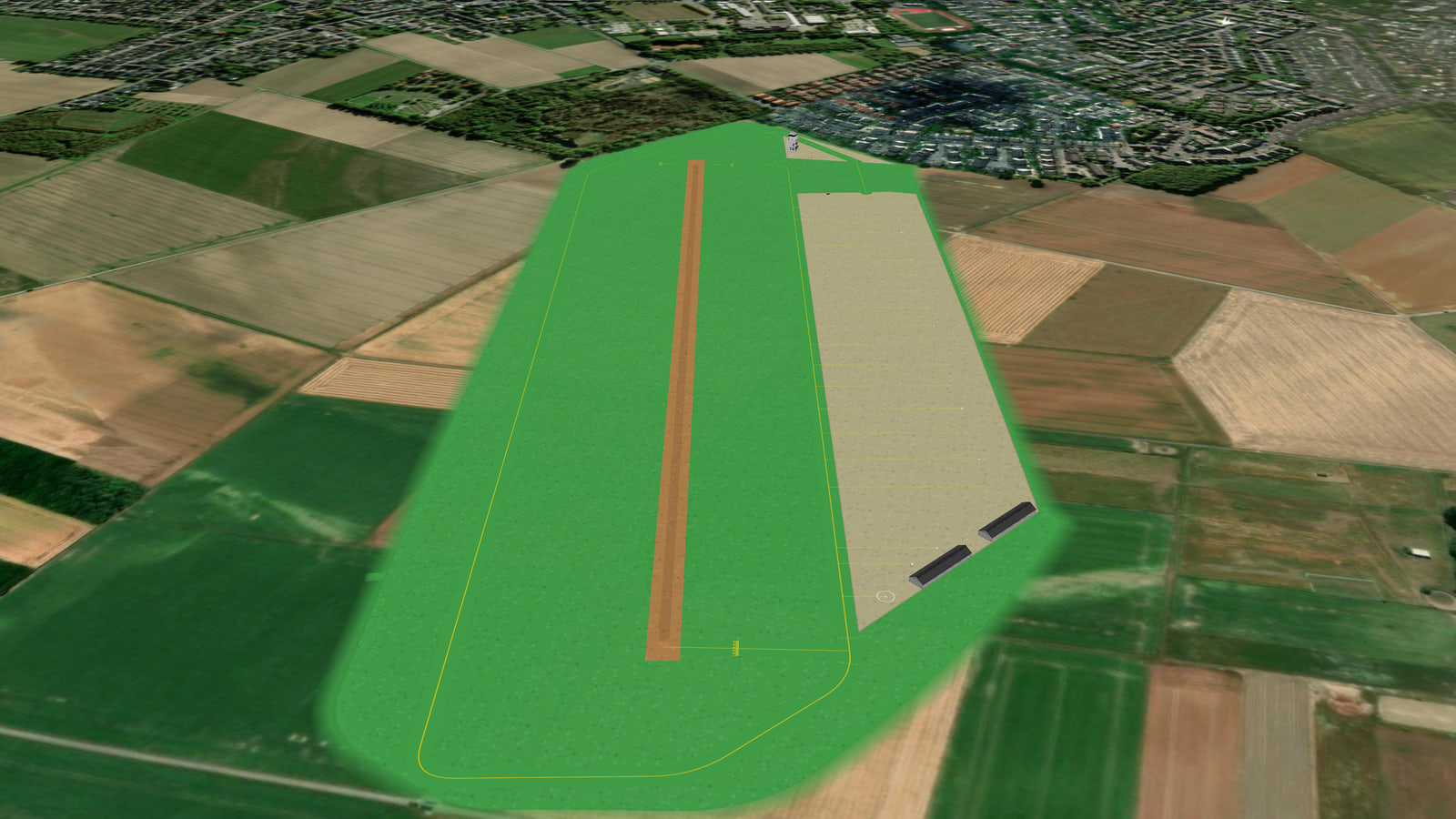 Köln Zündorf Airfield (EDZK) in Microsoft Flight Simulator 2024