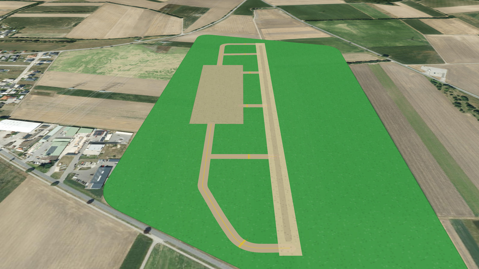 Königsbrunn Airport (LOWKT) in Microsoft Flight Simulator 2024
