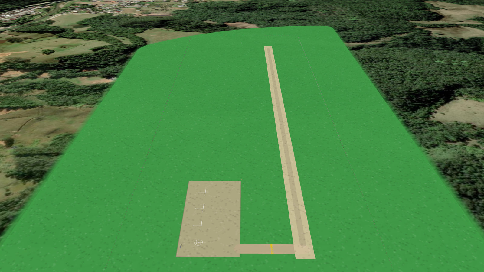 Aeroporto de Águas Mornas (SOAM) in Microsoft Flight Simulator 2024