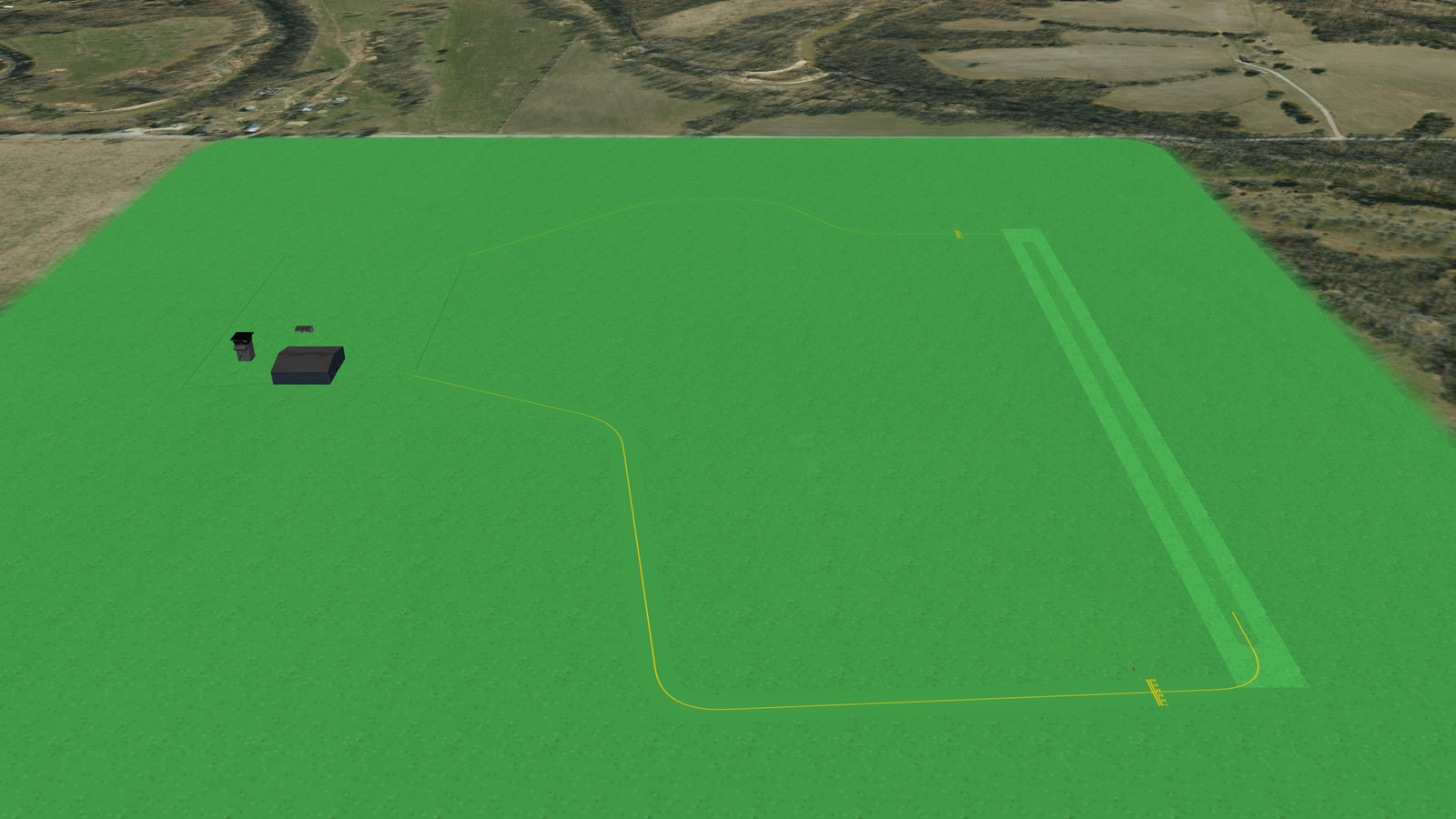 frank airport (KFRANK) in Microsoft Flight Simulator 2024