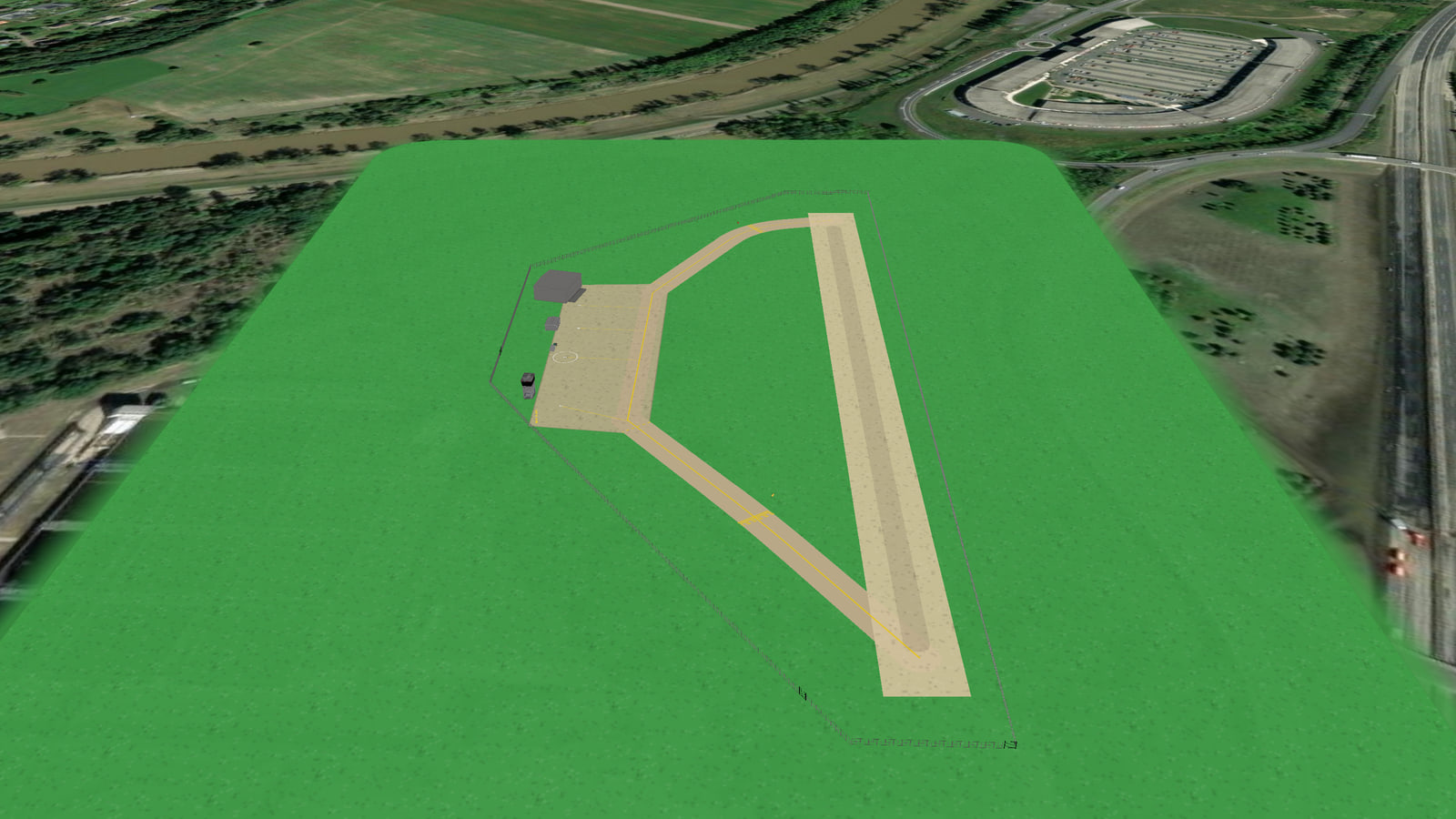 Ostrava GA airfield (OSTR) in Microsoft Flight Simulator 2024