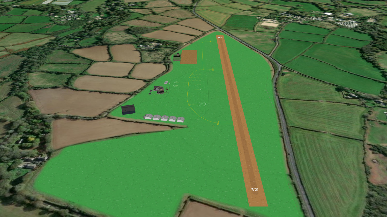 Jakes Farm Strip (EGJM) in Microsoft Flight Simulator 2024
