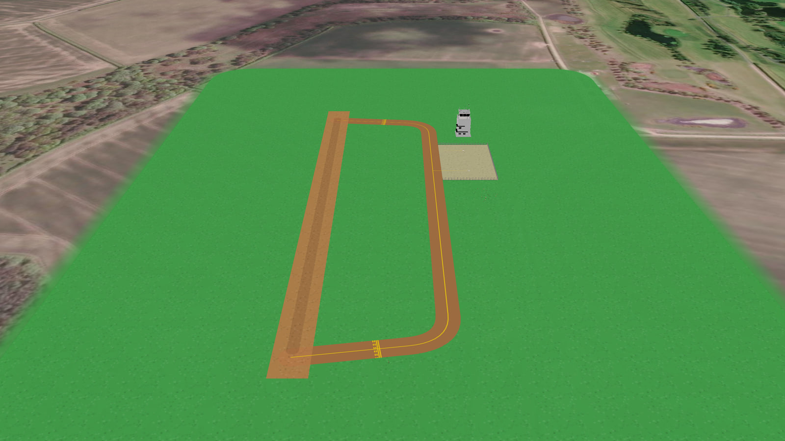 Morpeth Airport (EGMZ) in Microsoft Flight Simulator 2024