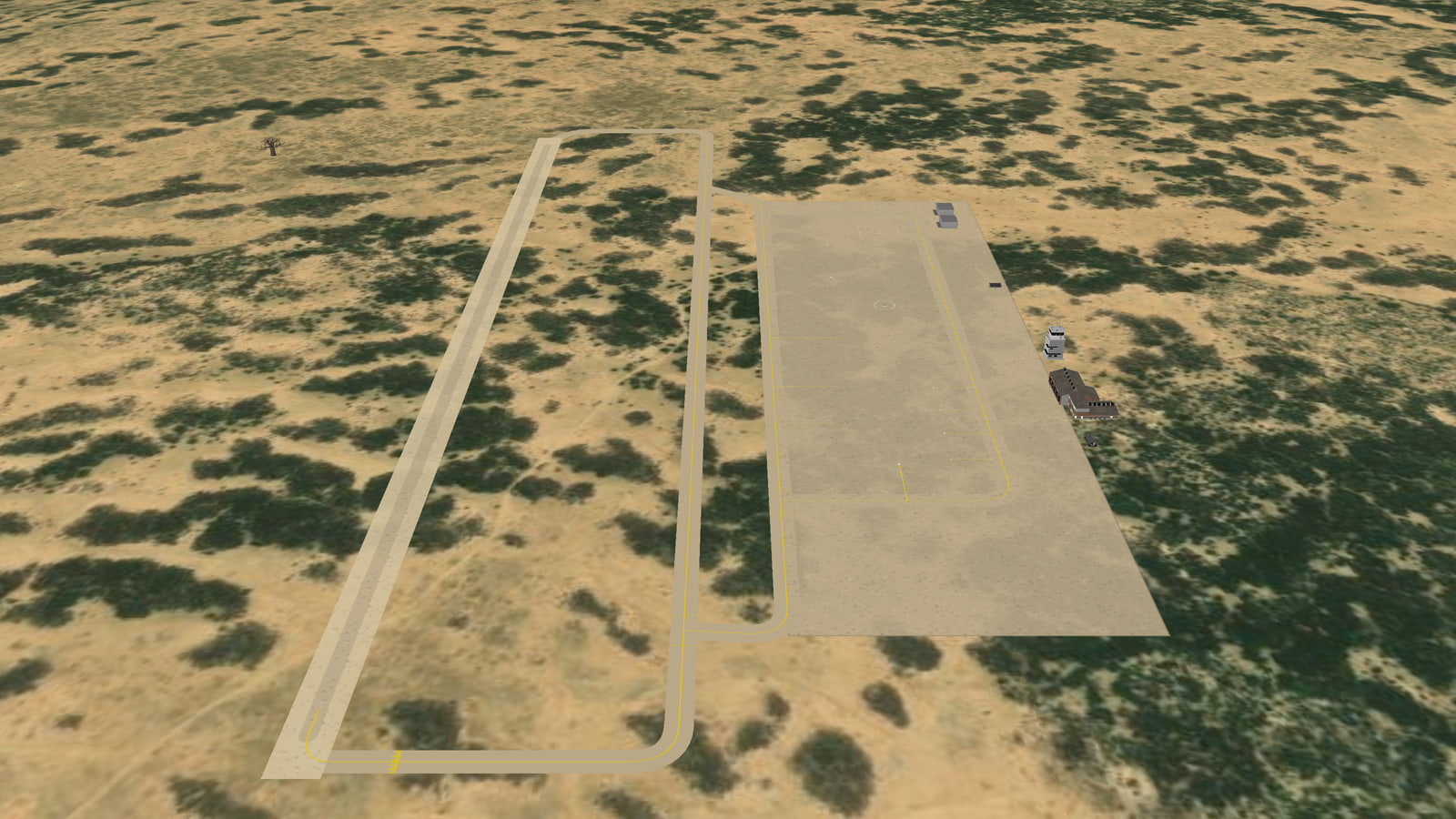 Niamey Grand International Airport (DNGR) in Microsoft Flight Simulator 2024