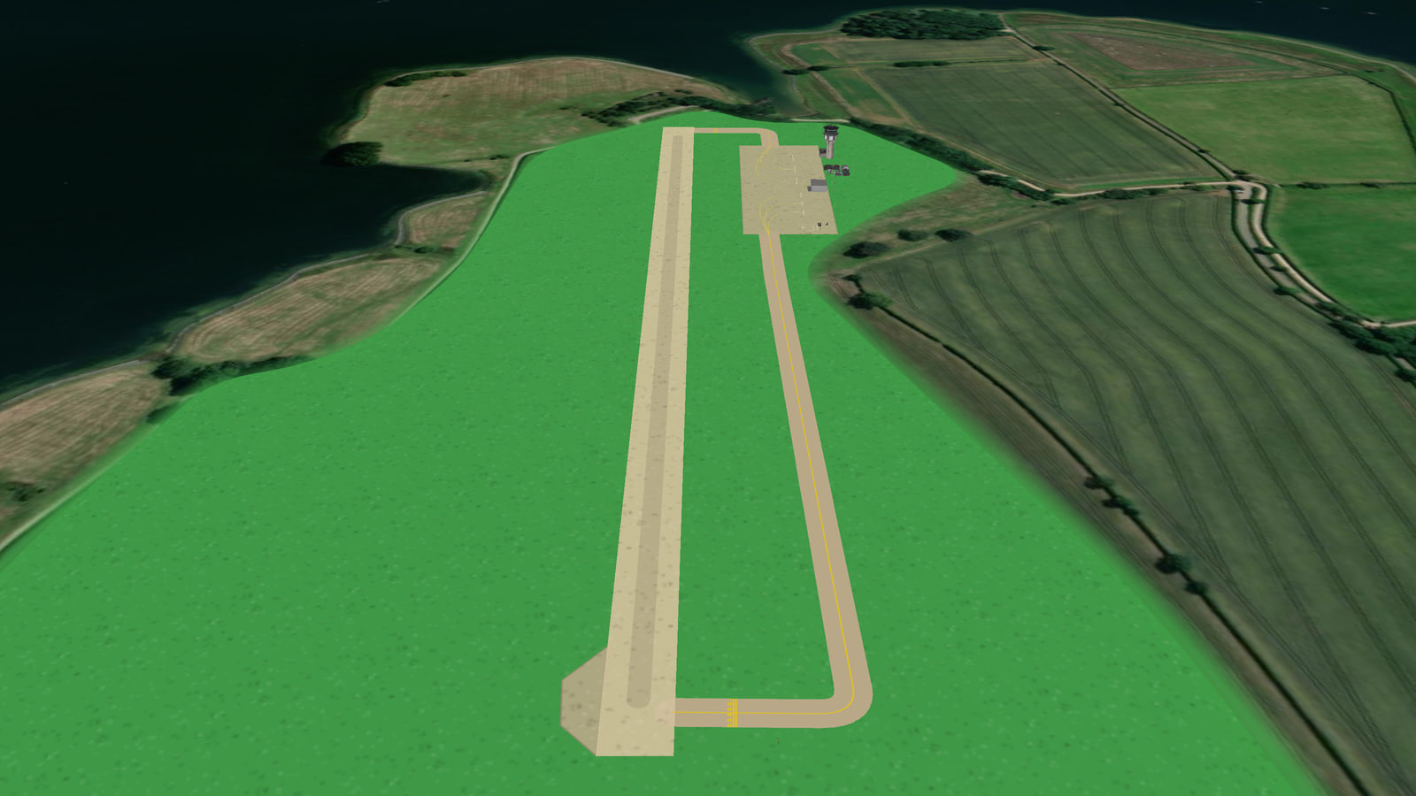 Hambleton Airport (EHBT) in Microsoft Flight Simulator 2024