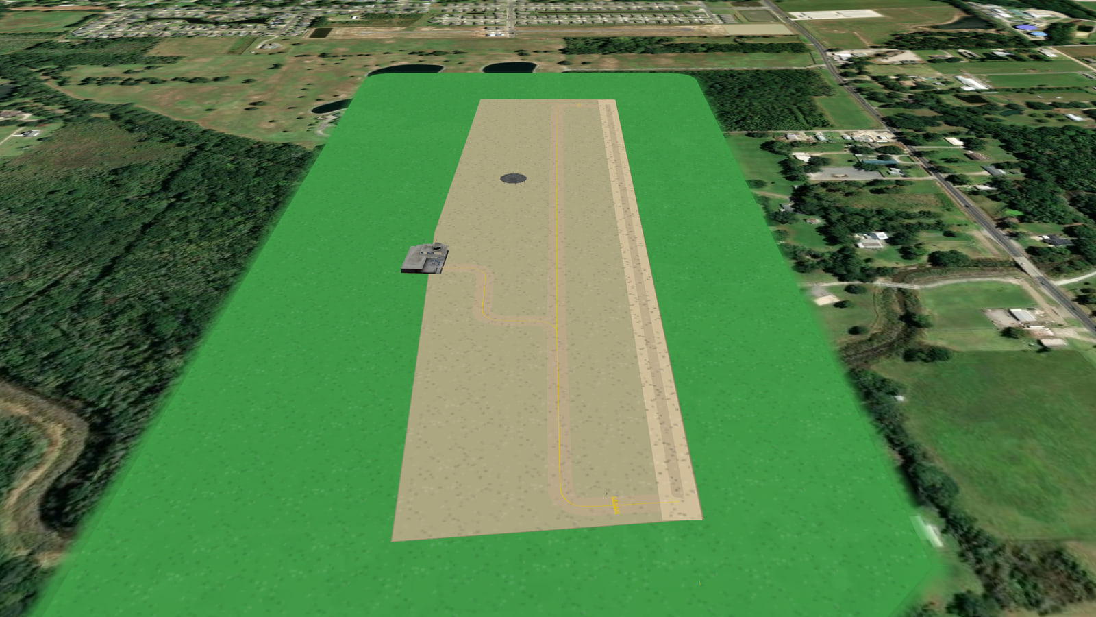 Acadiana International Airport (KAIX) in Microsoft Flight Simulator 2024