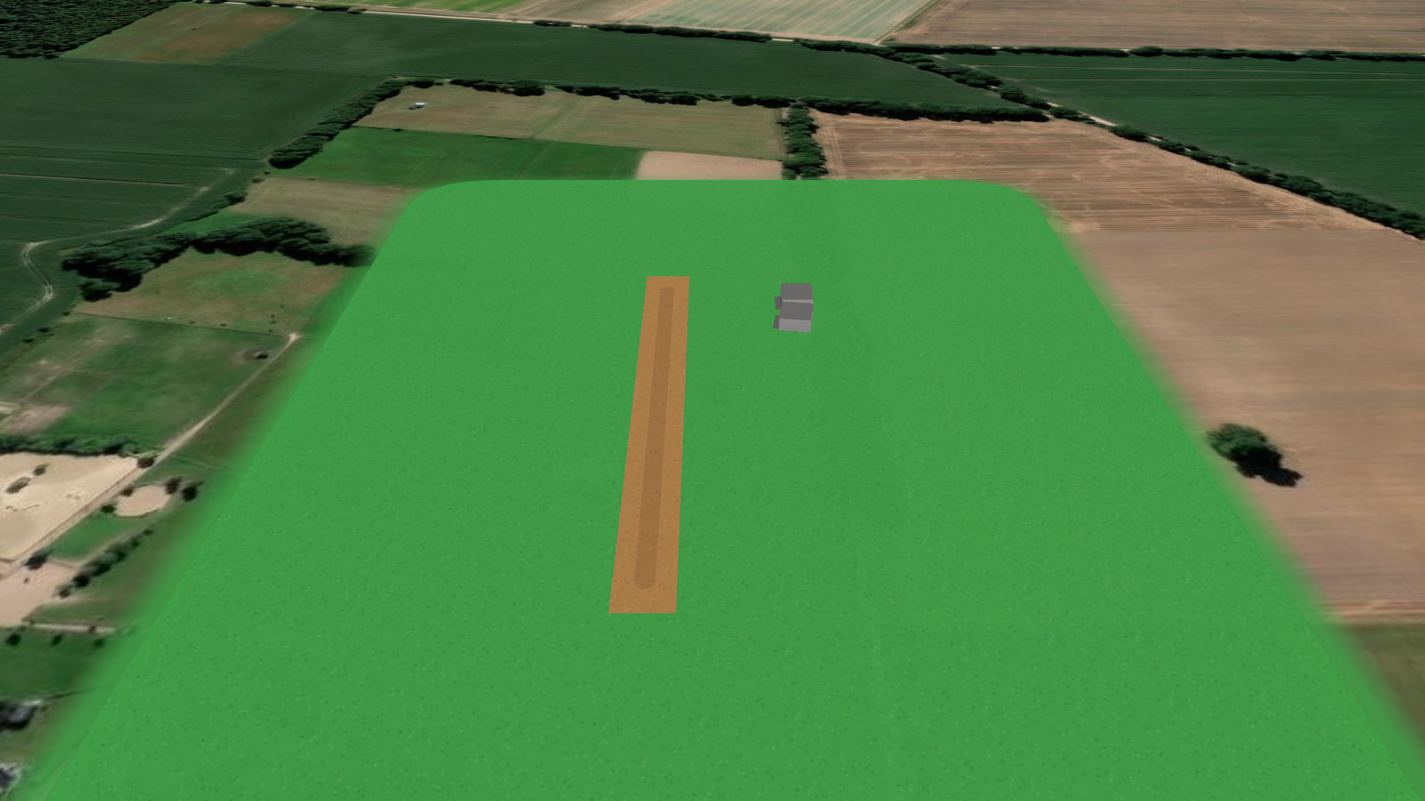 Tangendorf Test airfield (TDTA8) in Microsoft Flight Simulator 2024
