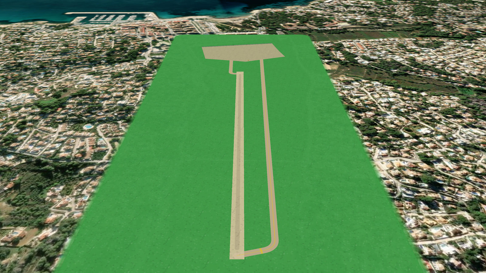 Moraira International Airport (LMOR) in Microsoft Flight Simulator 2024
