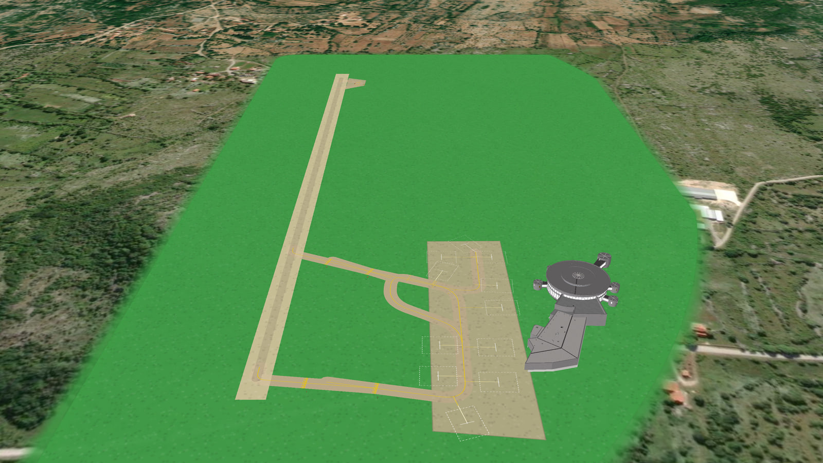 Nova Jedenka airport (LDNJ) in Microsoft Flight Simulator 2024