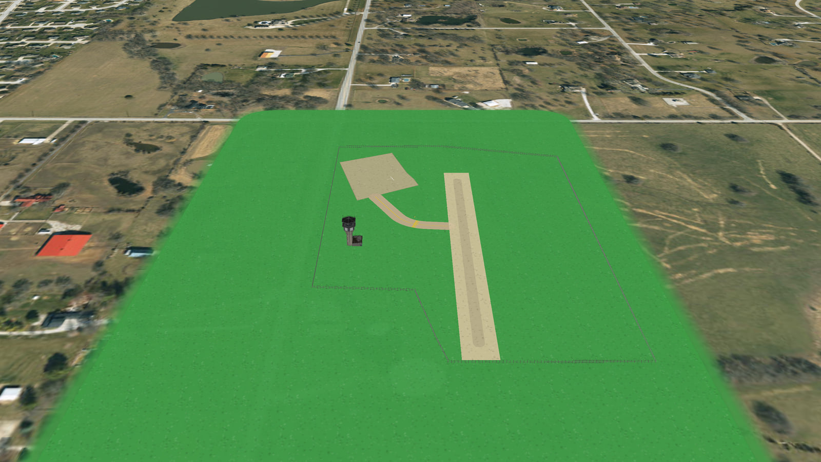 blazes airway (KCBC) in Microsoft Flight Simulator 2024