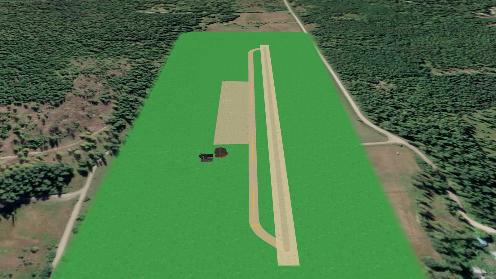 Burton Field (CYBO) in Microsoft Flight Simulator 2024