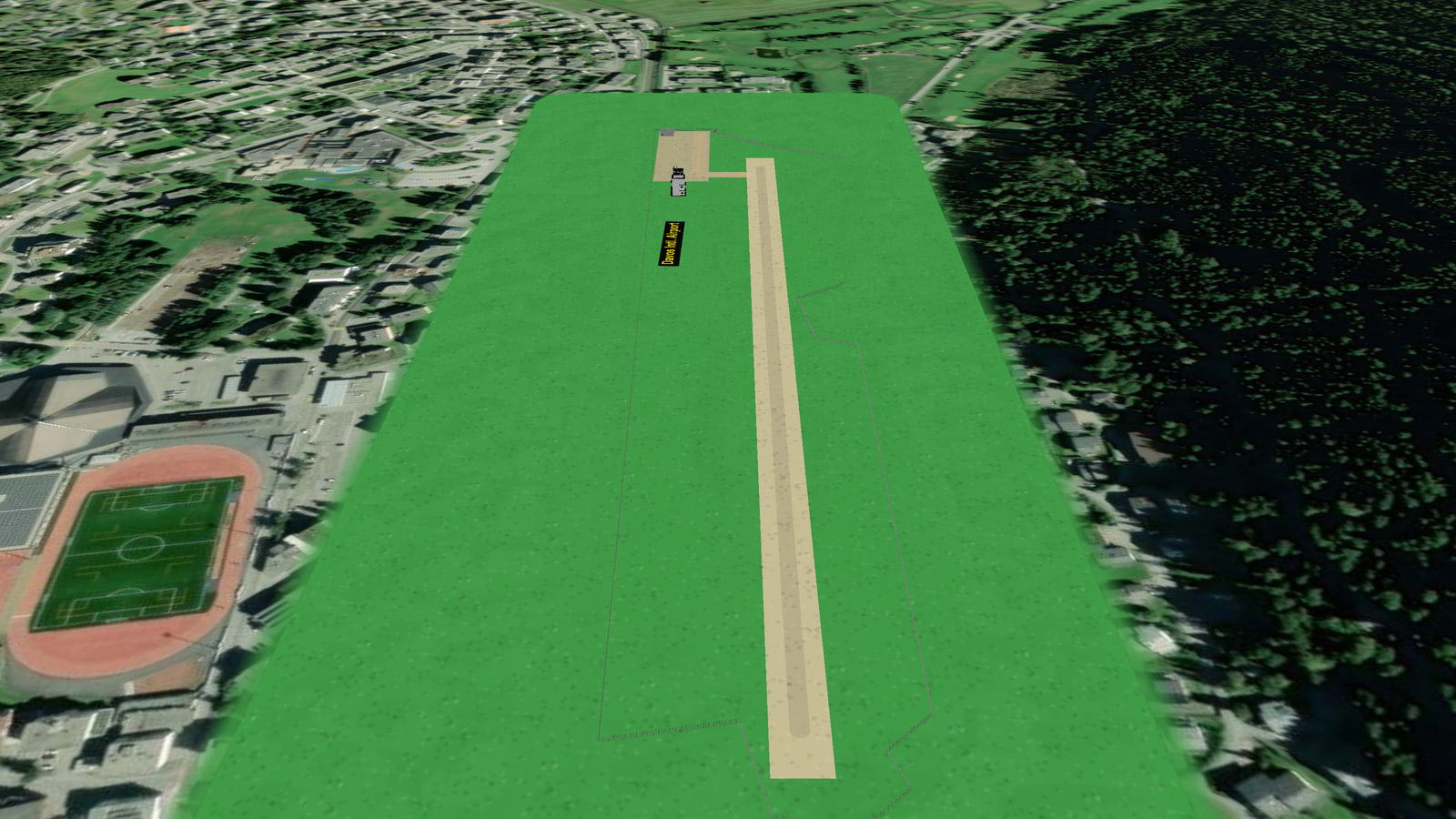 Davos Intl. Airport (LSDS) in Microsoft Flight Simulator 2024