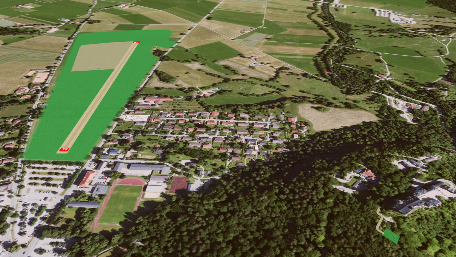 Fairytale Castle Airport (EHRY) in Microsoft Flight Simulator 2024