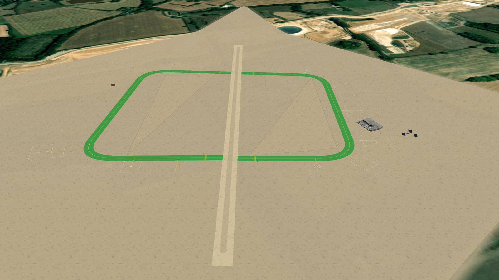 London Buckinghamshire Airport (LBU) in Microsoft Flight Simulator 2024