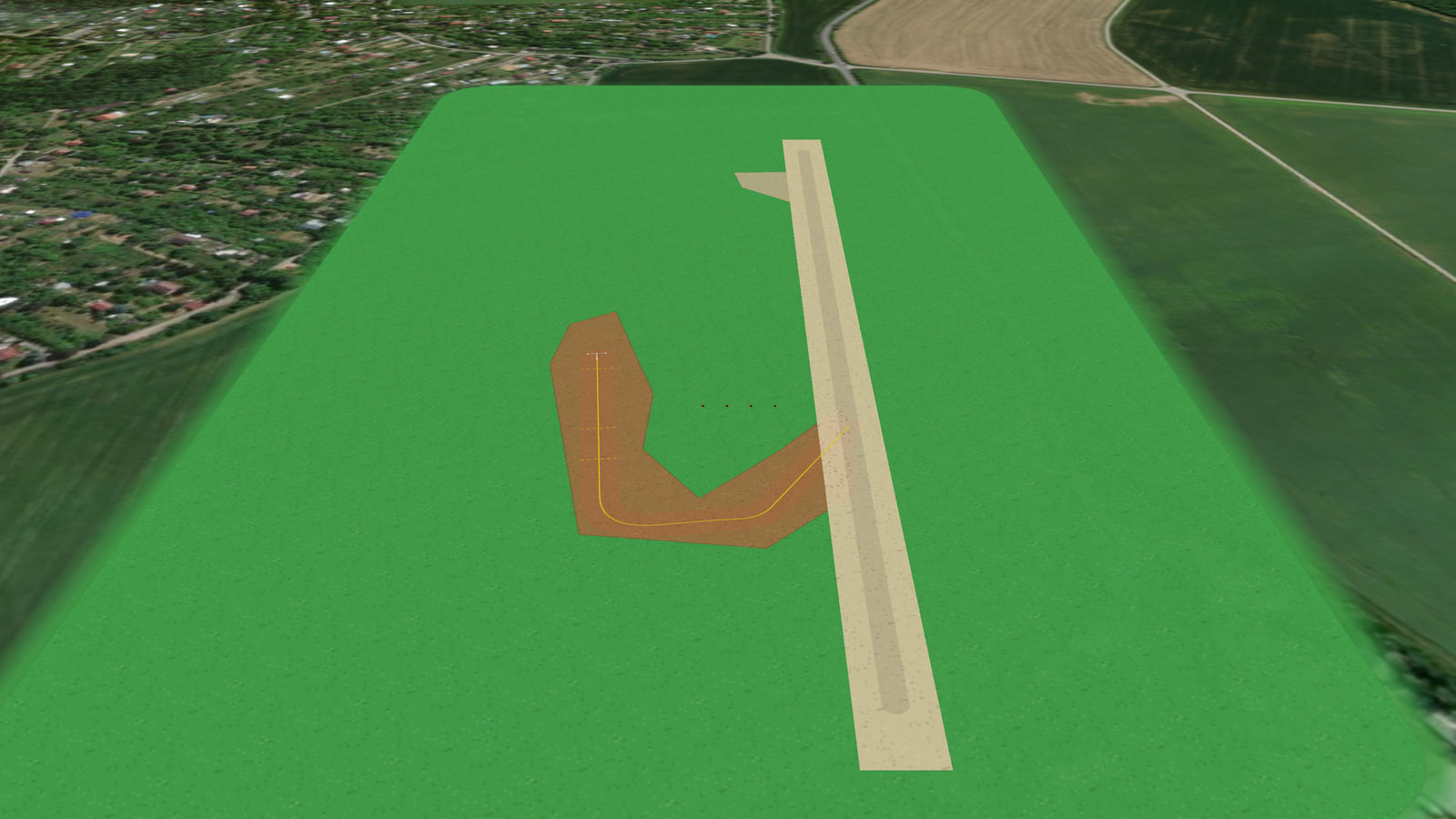 Brno-Žebětín Airport (LKZT) in Microsoft Flight Simulator 2024