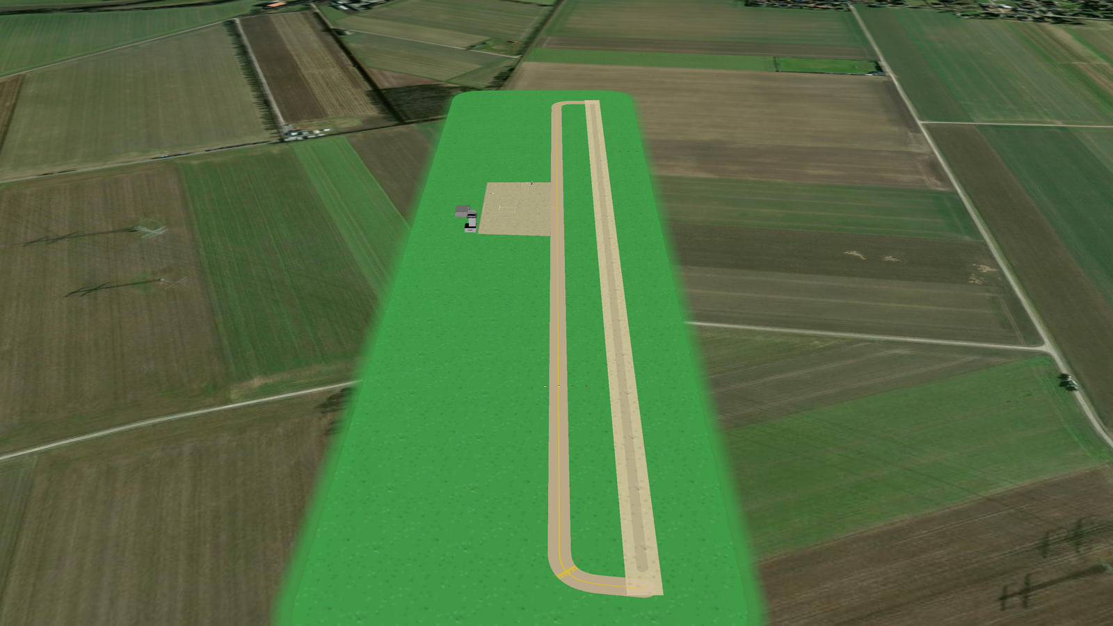 Pattensen Airfield (EDHP) in Microsoft Flight Simulator 2024