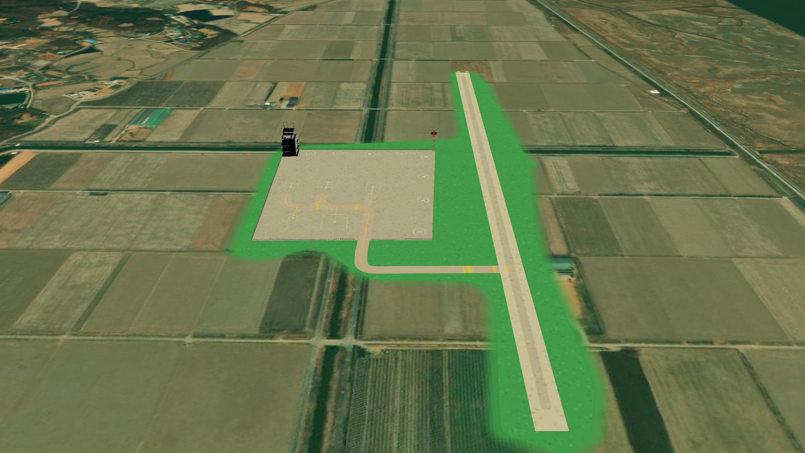 South Korea Border Airport (USA250) in Microsoft Flight Simulator 2024