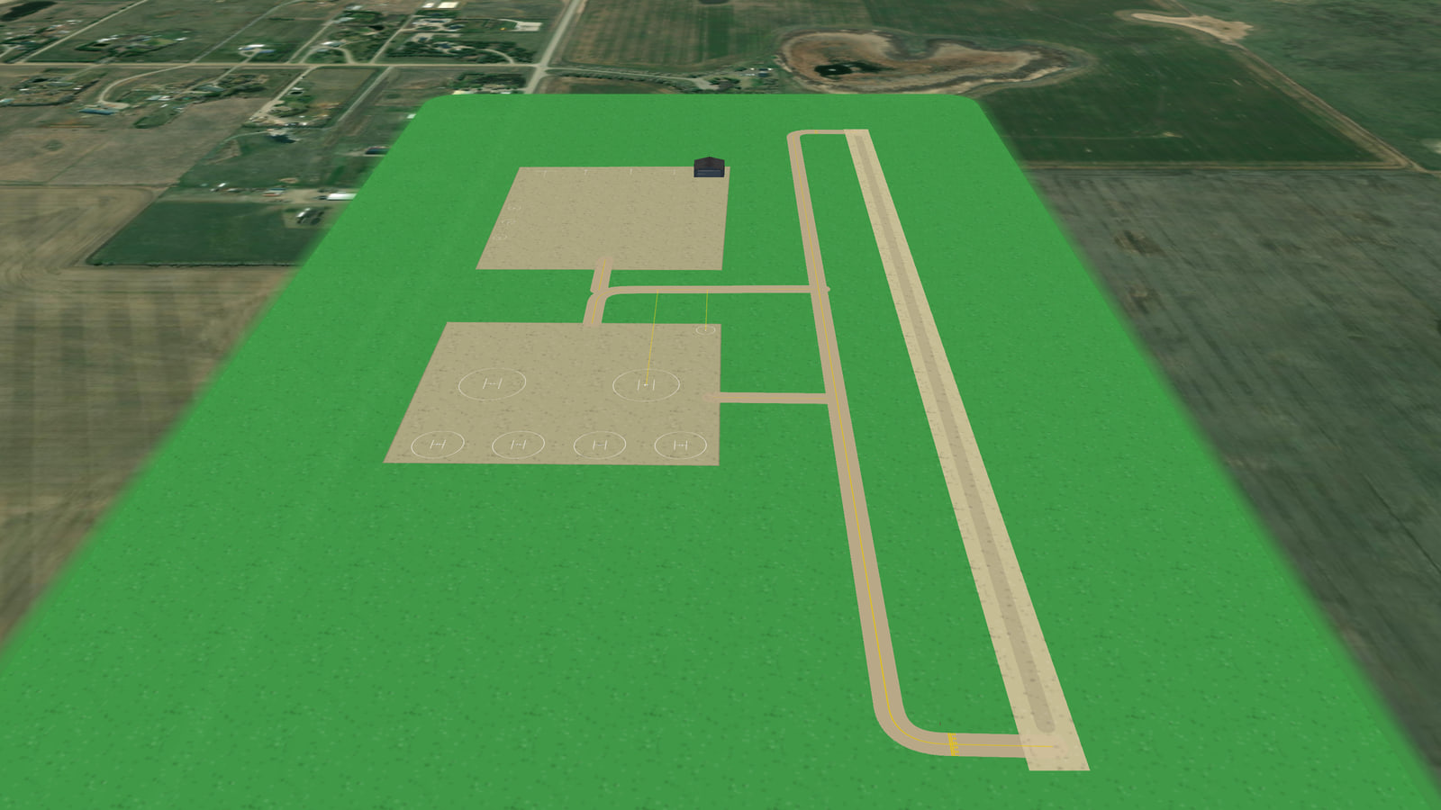airmed calgary base (MED1) in Microsoft Flight Simulator 2024