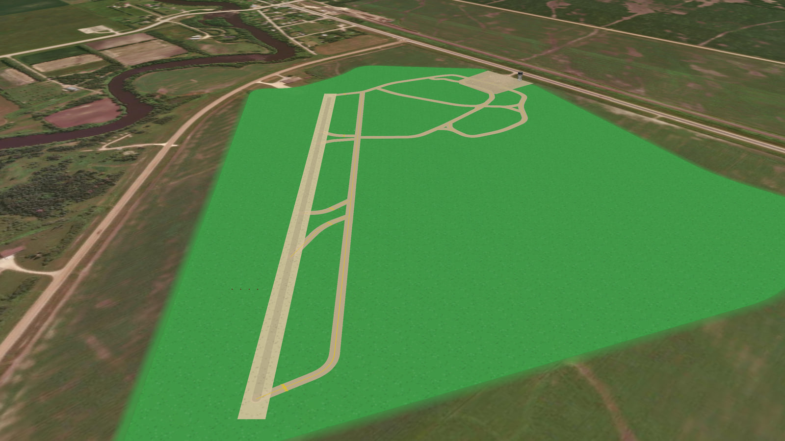 Whitemouth River Airport (CYWR) in Microsoft Flight Simulator 2024
