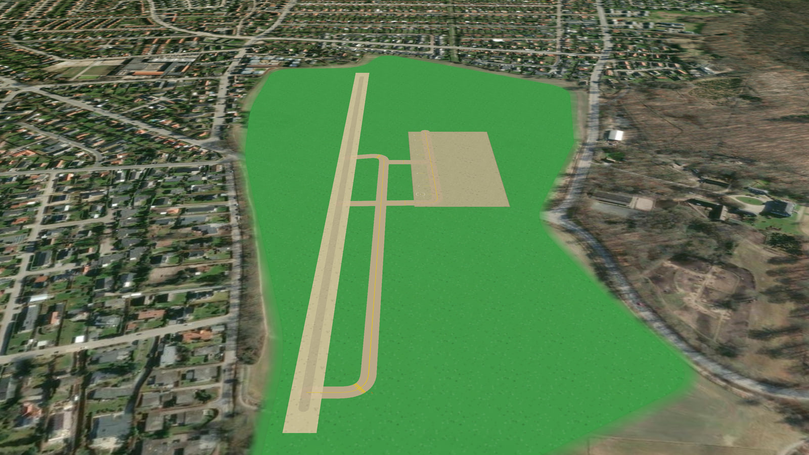 virum airport (EKVI) in Microsoft Flight Simulator 2024