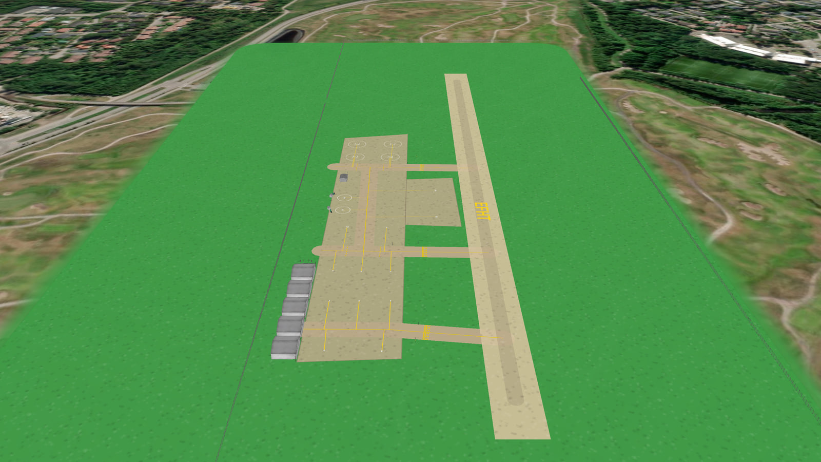 Espoo–Tapiola airfield (EFHT) in Microsoft Flight Simulator 2024