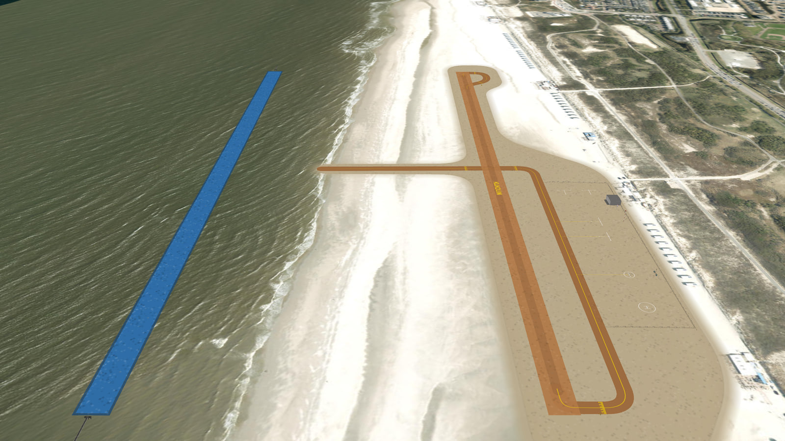 Kijkduin (KIJKDU) in Microsoft Flight Simulator 2024