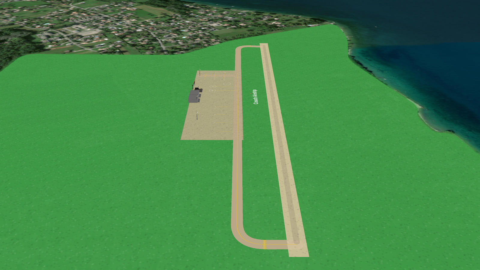 Couch Airstrip (COUCH) in Microsoft Flight Simulator 2024