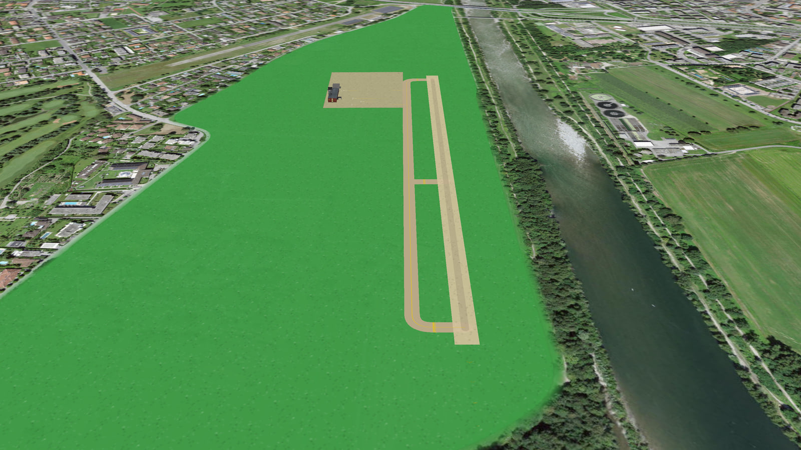 Ascona Airport (LSVA) in Microsoft Flight Simulator 2024