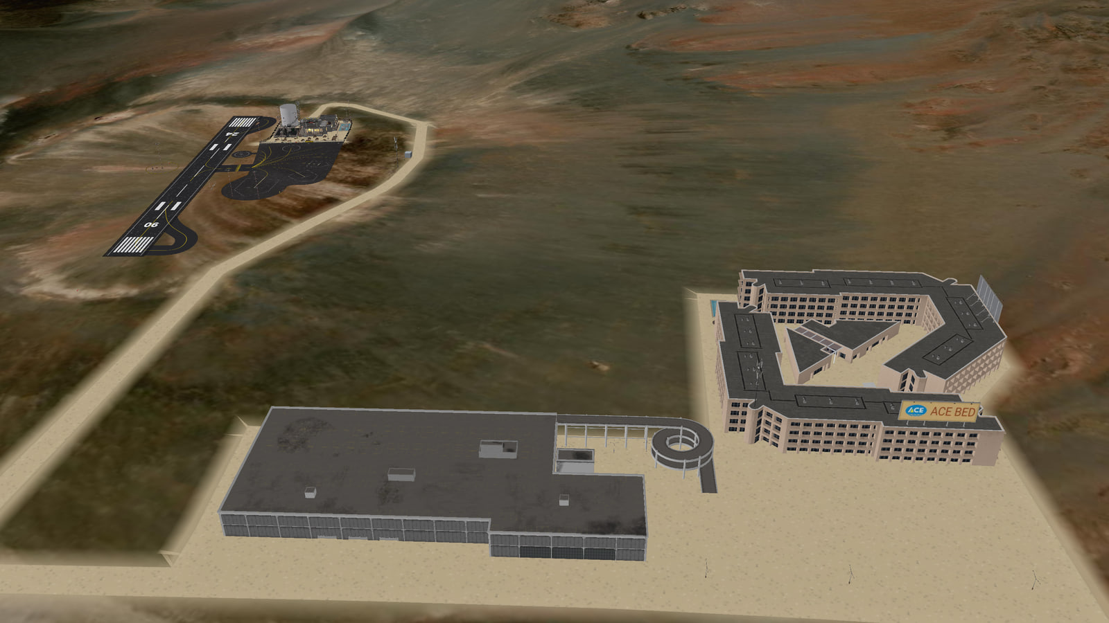 Crater Field (PCTR) in Microsoft Flight Simulator 2024