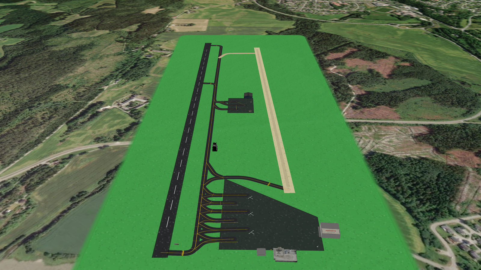 Steinkjer City Airport (Z46703) in Microsoft Flight Simulator 2024