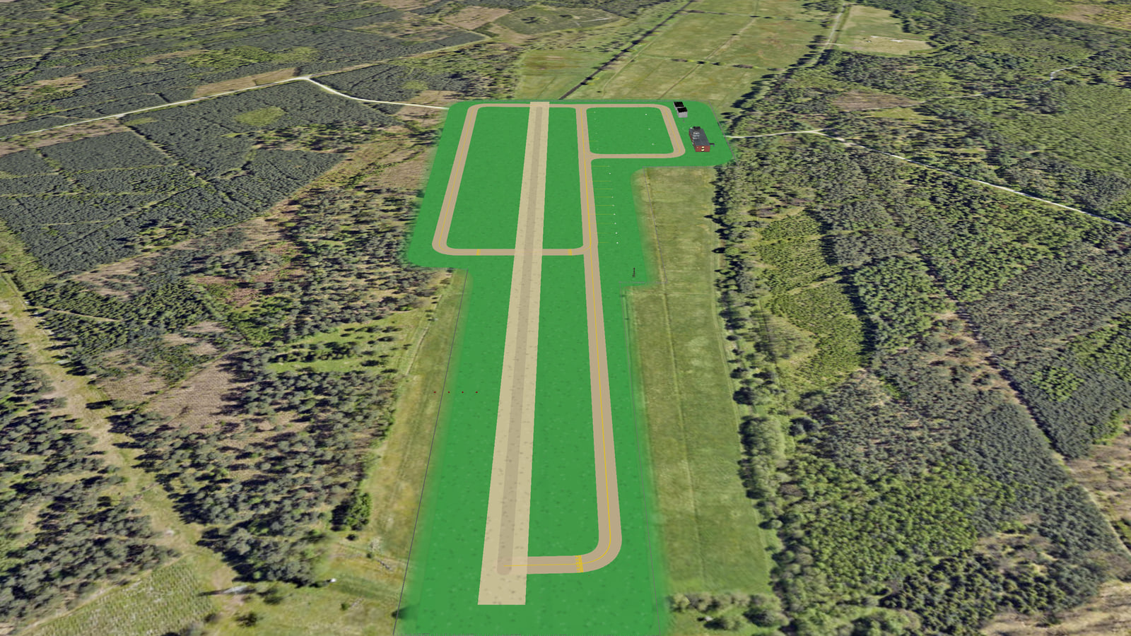 Brotstange Regional Airport (BRTG) in Microsoft Flight Simulator 2024