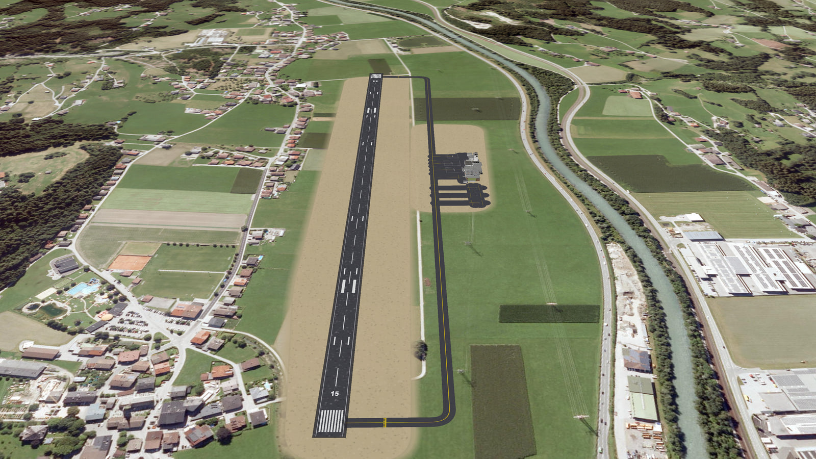 Zell am Ziller city (ZAZC) in Microsoft Flight Simulator 2024