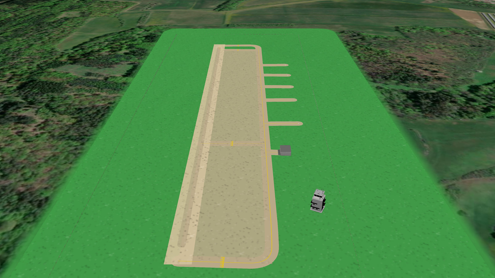 Vltava Airfield (LKVT) in Microsoft Flight Simulator 2024