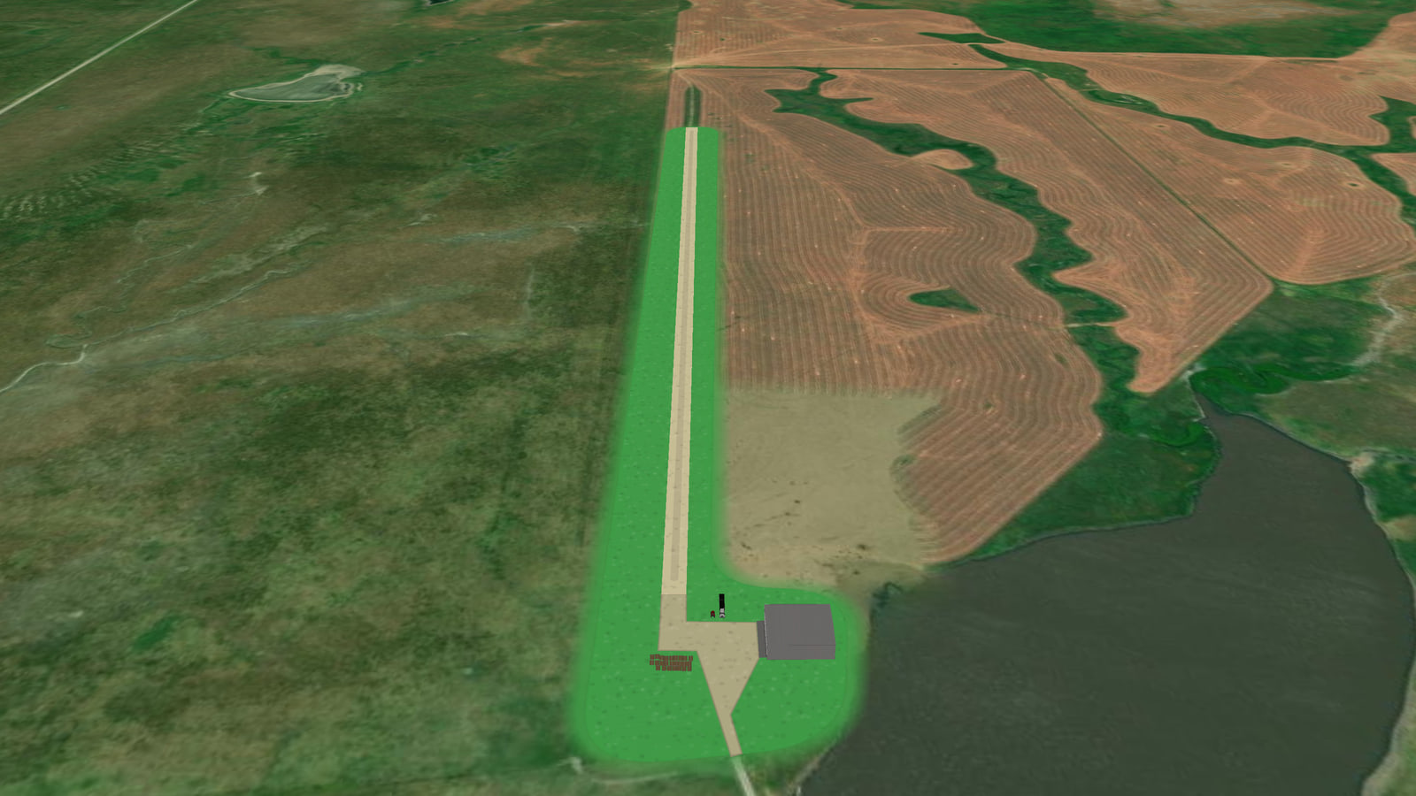Adams Ranch Airport (KPAJ) in Microsoft Flight Simulator 2024