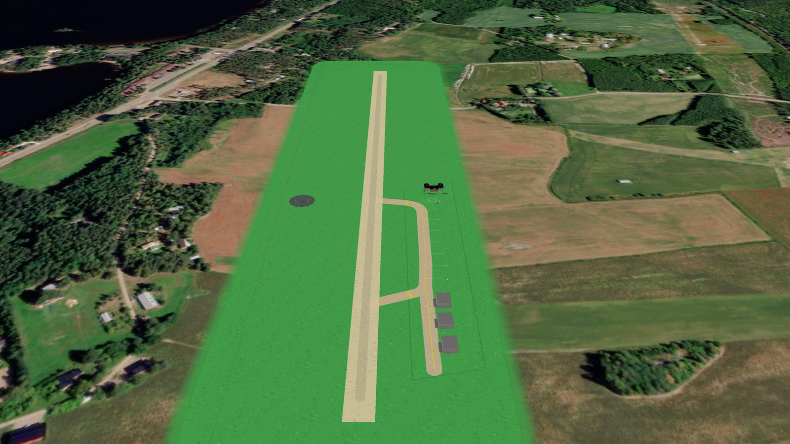 Imatra-Saimaa airfield (EFIH) in Microsoft Flight Simulator 2024