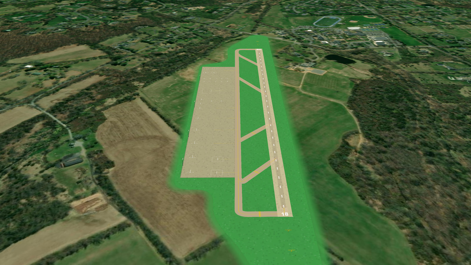 Gill St Bernards (KGILL) in Microsoft Flight Simulator 2024
