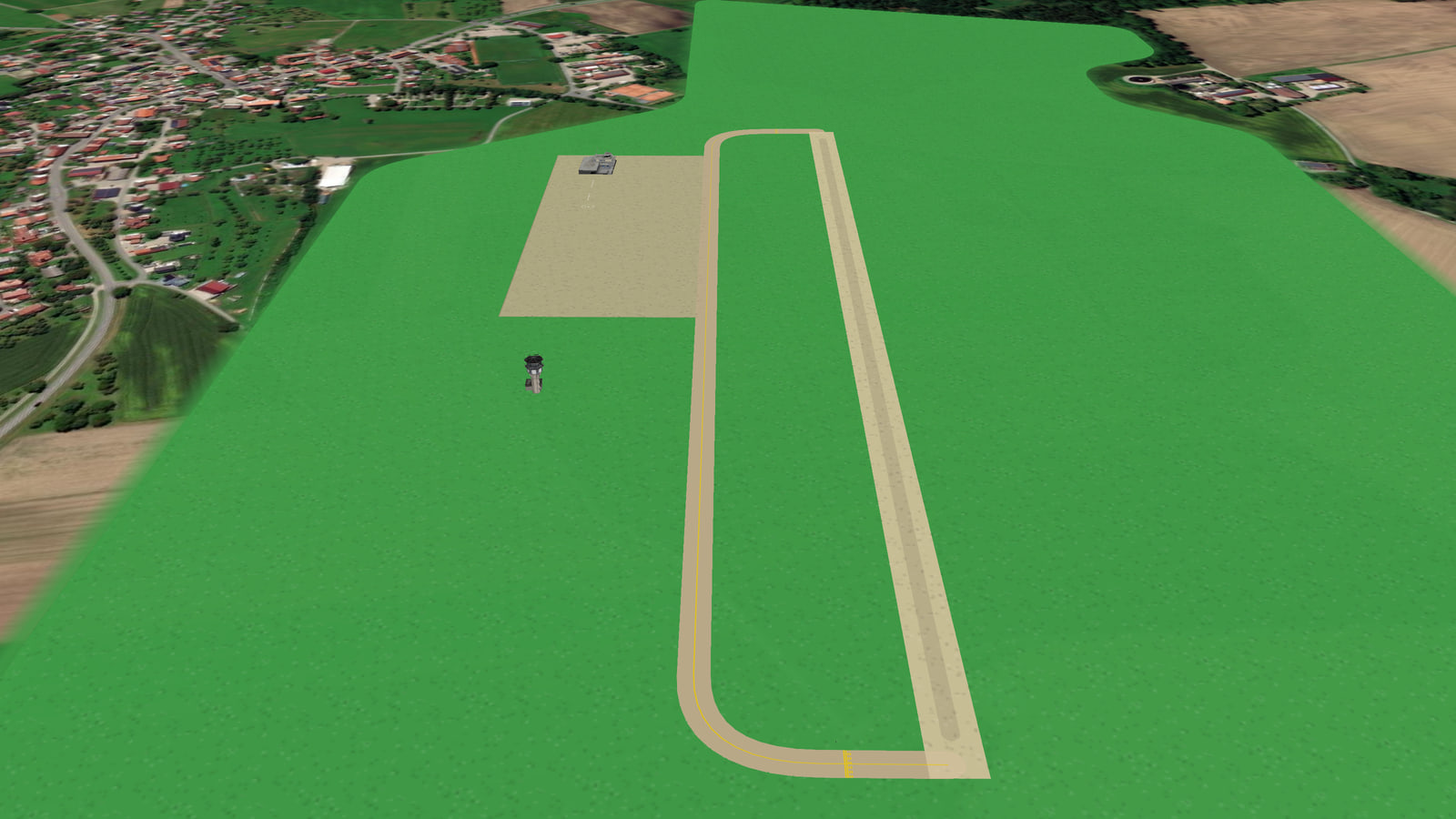 Hammer International Airport (HMDJ) in Microsoft Flight Simulator 2024