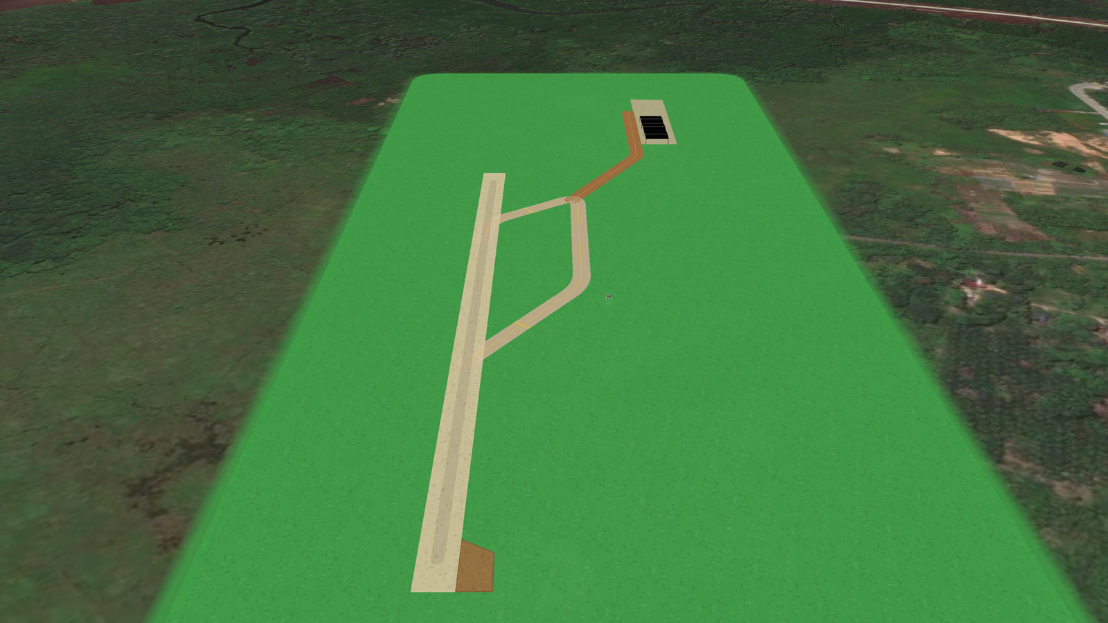 Bontang Sekambing Airport (WALD) in Microsoft Flight Simulator 2024